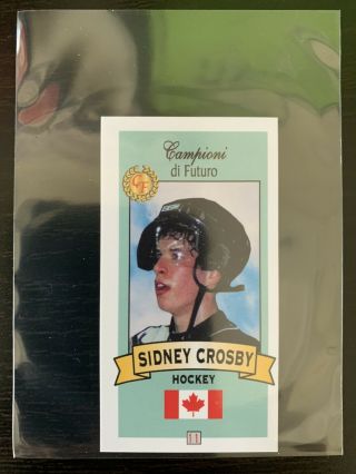 Sidney Crosby 2003 Campioni Di Futuro Sky Blue Rookie Card Rc Rare 11 Penguins