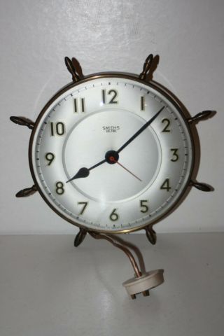 Vintage Collectable Clock - " Smiths - Sectric " Wall Clock - Great Britain