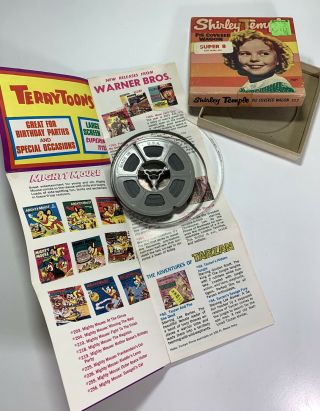 Rare Shirley Temple Pie Covered Wagon 8 Mm Film Vintage Ken Films Movies