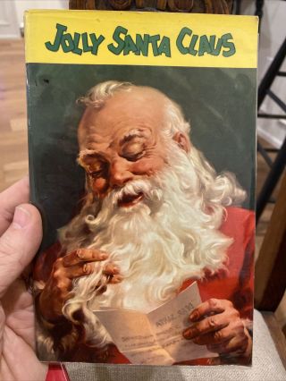 Rare Vtintage 1949 Ideals Publishing Jolly Santa Claus Brownie Helpers