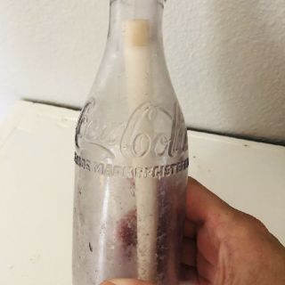 Rare Straight Side Coca Cola “Coke” Bottle Early 1900’s Amethyst 2