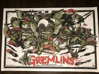 GREMLINS MONDO POSTER BY RHYS COOPER RARE LIMITED EDITION SCREEN PRINT 2