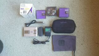 Sony Mz - R50 Minidisc Md Player,  Rare Remote,  Blank Minidiscs,  Case