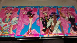 Vintage Rare HTF Anime Revolutionary Girl UTENA VHS 4 SET 2