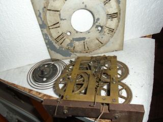 Antique - Seth Thomas - Weight Clock Movement - Ca.  1860 - To Restore - E504