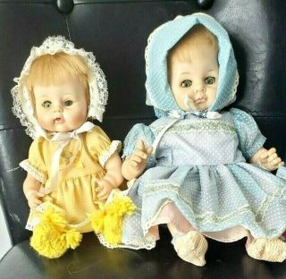 2 Vintage 1960s Madame Alexander Baby Dolls Sweet Tears