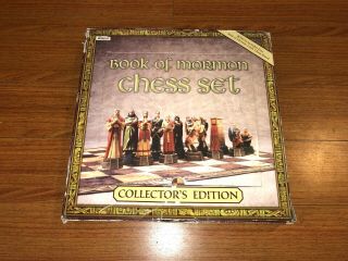 Rare Book Of Mormon Chess Set Collectors Edition 2004