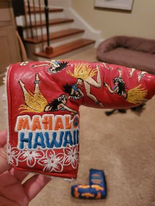 Scotty Cameron / Titleist Hula Girl Putter Cover Headcover 2012 Mahalo $$rare $$