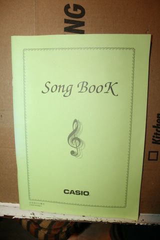 Vintage Casio Song Book Keyboard Ctk451 Score - 2 Rare