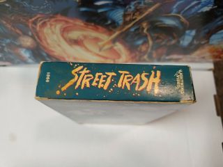 Street Trash VHS Lightning Video Rare OOP HTF Gore Horror Splatter 1987 3