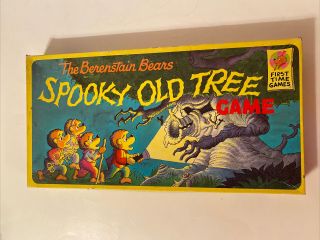 Rare Vintage 1989 The Berenstain Bears Spooky Old Tree Game Board Game Complete