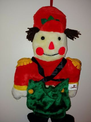 1 - Vintage Santa`s Best Stuff Toy Soldier/nutcracker Stocking Extremely Rare