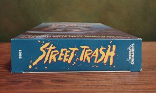 Street Trash VHS Lightning Video Rare Cult Horror 1987 3