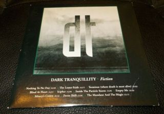 Fiction By Dark Tranquillity (cd 2007 Century Media) Rare Promotional Edition