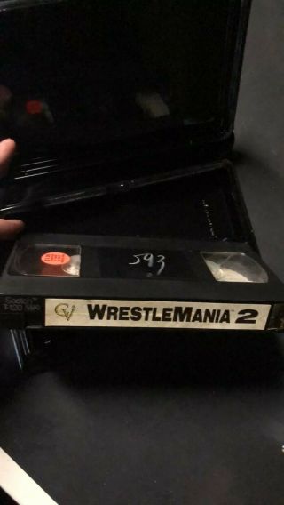 WRESTLEMANIA 2 II VHS COLISEUM VIDEO WWE WWF WCW HOGAN TNA ECW NWA RARE OOP 3