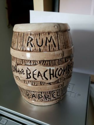 Rare Vintage Don The Beachcomber Rum Barrel Tiki Mug