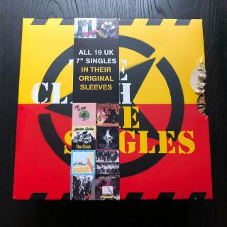 The Clash The Singles Vinyl Box 19 Uk 7 " Ooo/rare -,  See