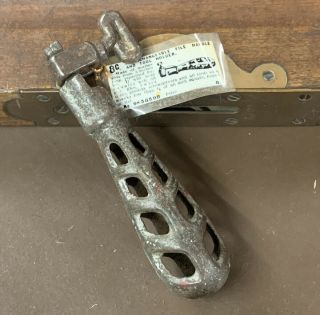 Antique Cast Iron File Handle Vintage Metal File Holder
