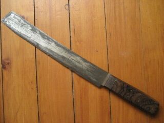 Antique Lamson & Goodnow Mfg Carbon Steel Butcher Kitchen Knife Rosewood Handle