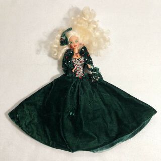 Vintage Happy Holiday Mattel Barbie Doll Toy Figure Model Prom Gown Party Dress
