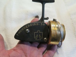 Rare Vintage Thunderbird 50 Spinning Reel