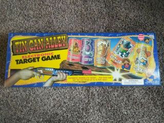 Vintage Tin Can Alley Electronic Target Shooting Game Rare