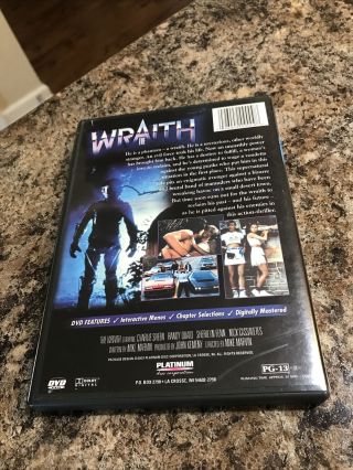 The Wraith DVD  Rare And OOP Horror/SciFi Movie 2