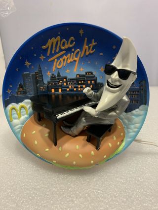 Rare Mcdonalds Make It Mac Tonight Moonman Lamp - It 
