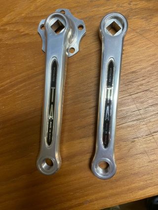 Nos Vintage Specialites T.  A.  Rare 155mm Cyclotouriste Left And Right Crank Arms