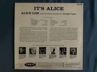 Female Vocal Alice Lon Rare Coral DG FE - 3