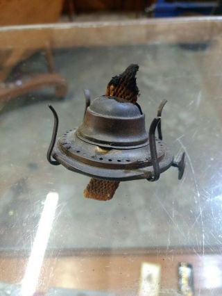 No.  1 Size Antique Kerosene P&a Oil Lamp Eagle Brass Burner