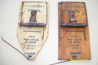 Vintage Museum Special Field Mouse Traps Antique Old