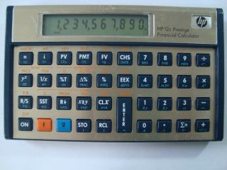 Ultra Rare Hewlett Packard Hp 12c Financial Calculator Prestige 02