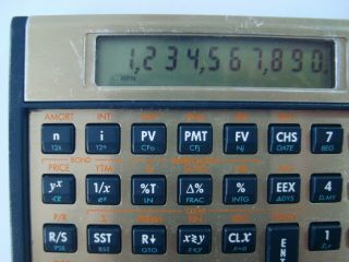 Ultra Rare Hewlett Packard HP 12c Financial Calculator Prestige 02 2