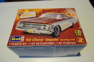 Revell Model 60 Chevy Impala Hardtop 1/25 California Wheels Rare Hard To Find