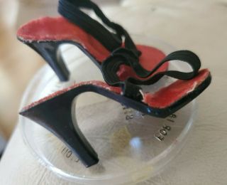 Madame Alexander Cissy High Heel Black Shoes 1950 