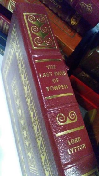 The Last Days Of Pompeii By Lord Lytton - Easton Press Leather - Rare Edition