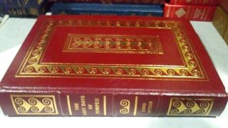 THE LAST DAYS OF POMPEII by Lord Lytton - Easton Press Leather - RARE EDITION 2