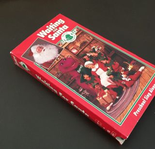 Barney - Waiting For Santa (VHS) 1990 Release - Rare 2