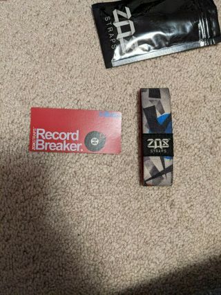 Zox Strap Rare White Stitched Record Breaker 112