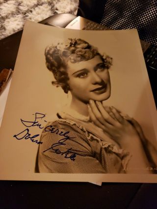 Rare Vintage Dolores Costello Signed Photo - 11 X 14