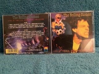 The Rolling Stones Live At The L.  A.  Memorial Coliseum Moonlight 2 Cd Rare Oop