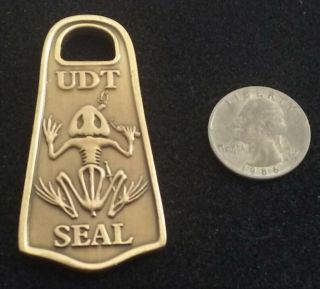 Rare Us Navy Seal Udt Eod Underwater Demolition Team Socom Nsw Us Challenge Coin