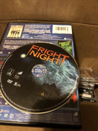 The Craft/Monster High/Fright Night/Brainscan (DVD 4 - Disc Set) rare oop horror 3