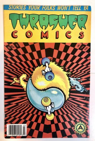 Thrasher Comics 3 (1988,  High Speed) Rare Underground Skateboarding Comic F/vf