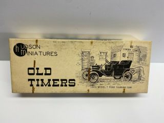 Hudson Miniatures 1949 1:24 Scale Old Timers 1909 Model T Ford Touring Car Kit