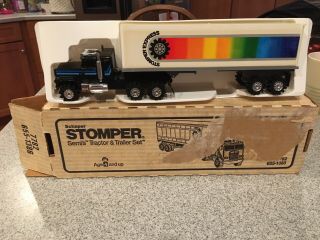 Vintage Schaper Stomper Semi Black And Blue Extremely Rare Perfect Charity
