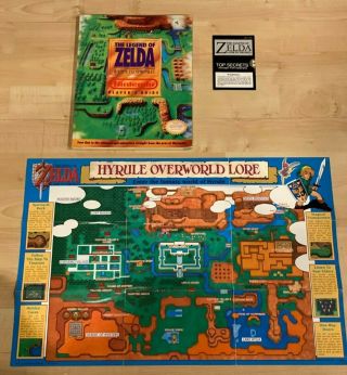 Rare Legend Of Zelda: Link To The Past Snes Nintendo Players Guide,  Insert