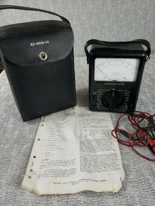 Vintage Bell Ohm Meter Ks - 14510 - Li With Case B1