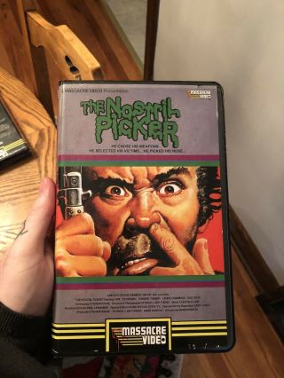 The Nostril Picker / The Changer Vhs Clamshell Massacre Video Oop Rare 1988 Sov